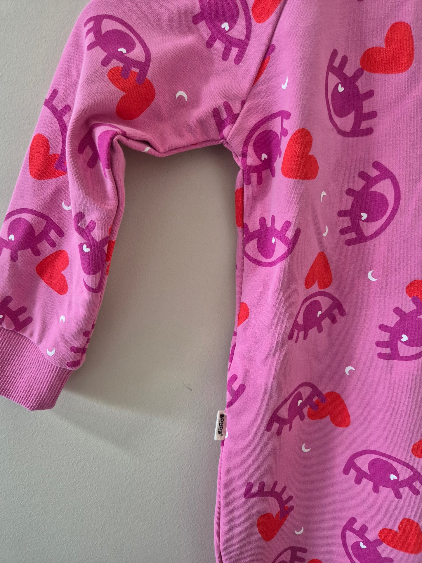 Pink BONDS Onesie - Size 2
