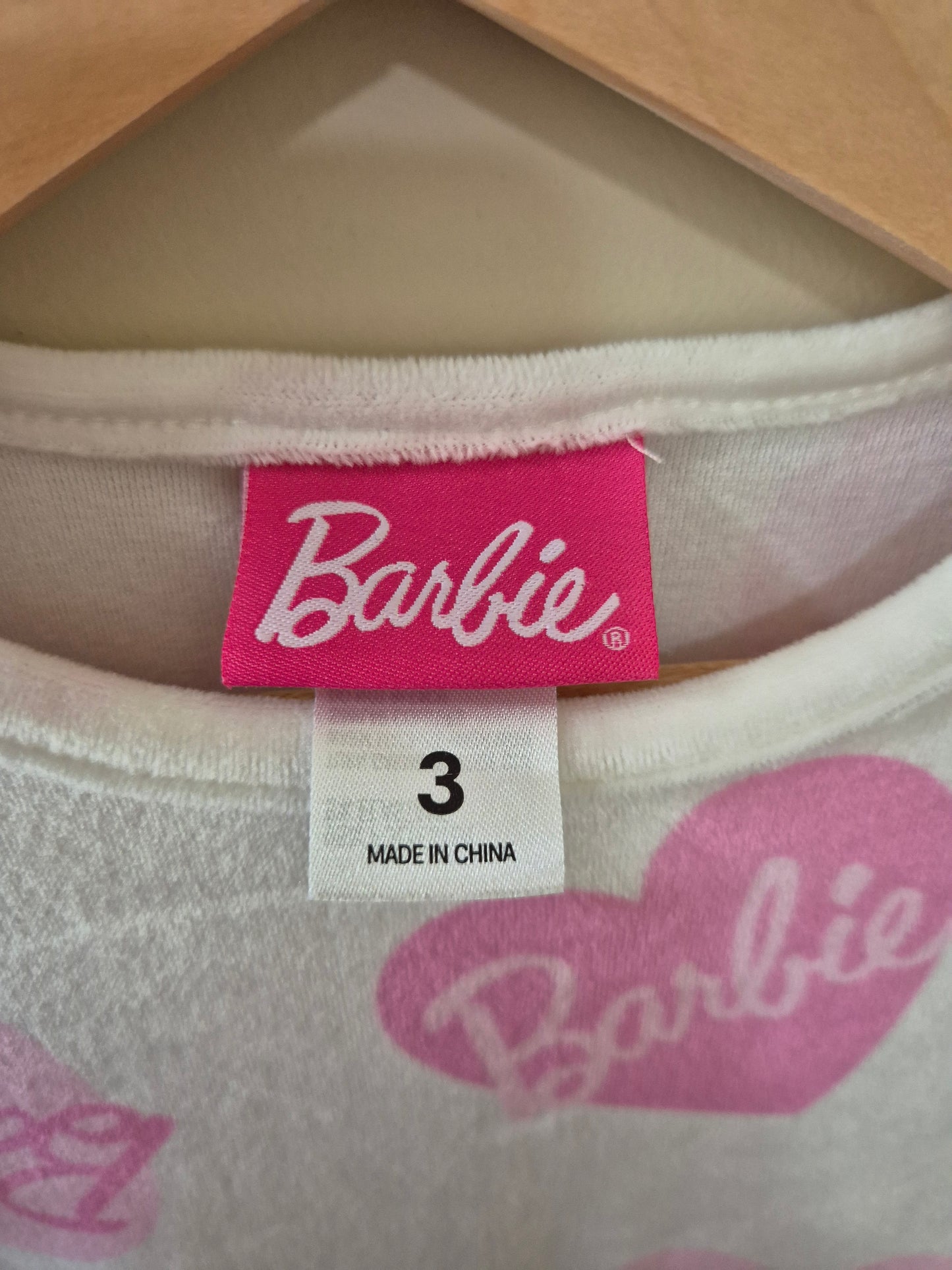Barbie Long Sleeve Dress Size 3