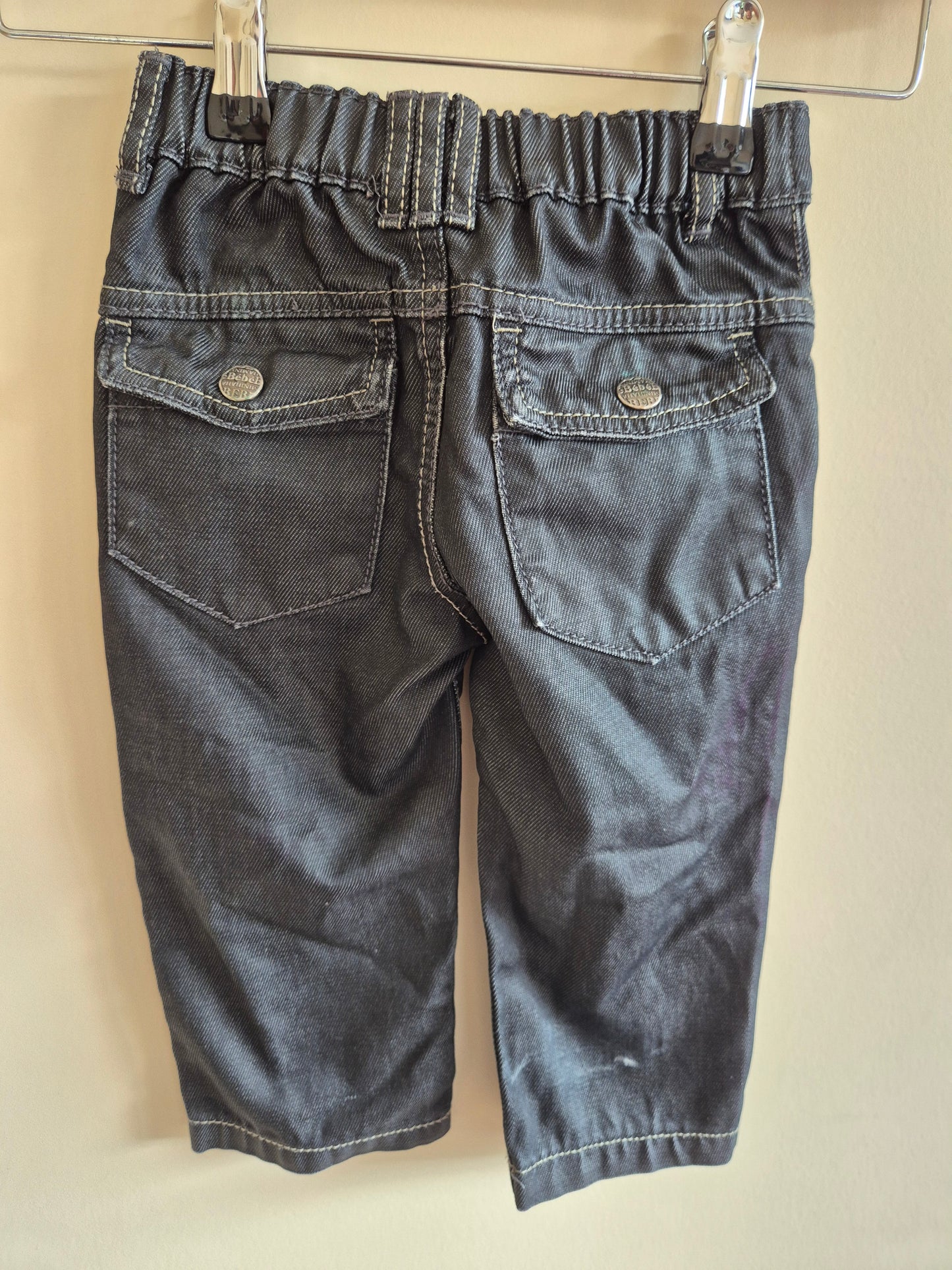 Bebe Black Jeans Size 18 months