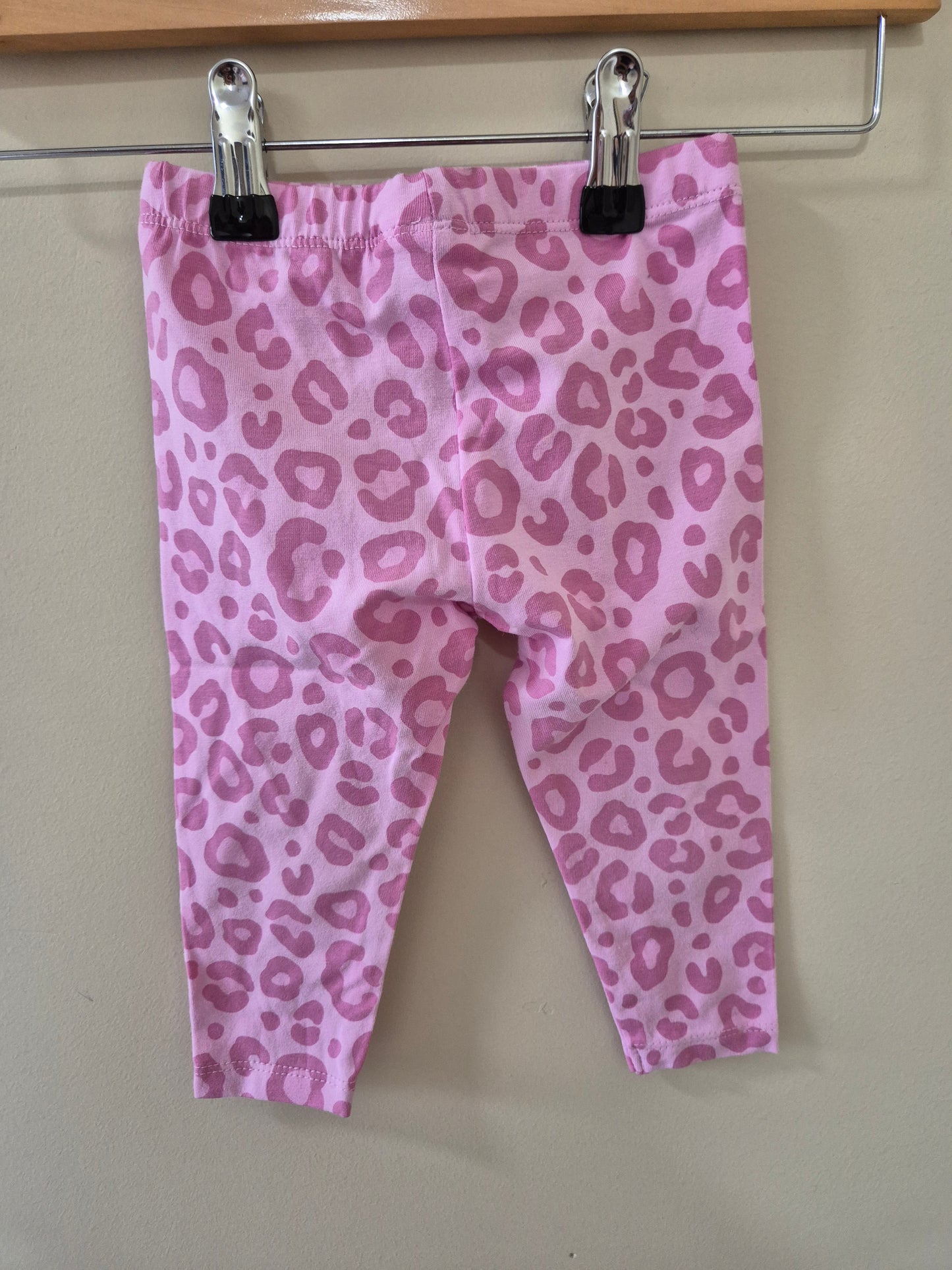 Sprout Cheetah Pink Leggings Size 0