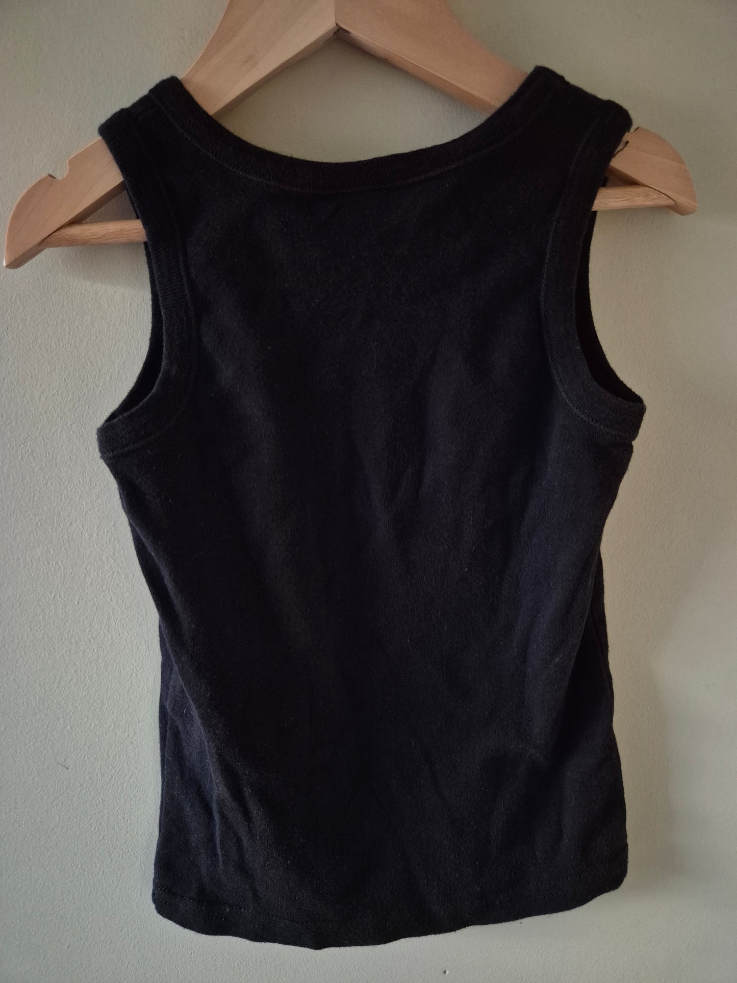 Tilt Black Singlet Size 6