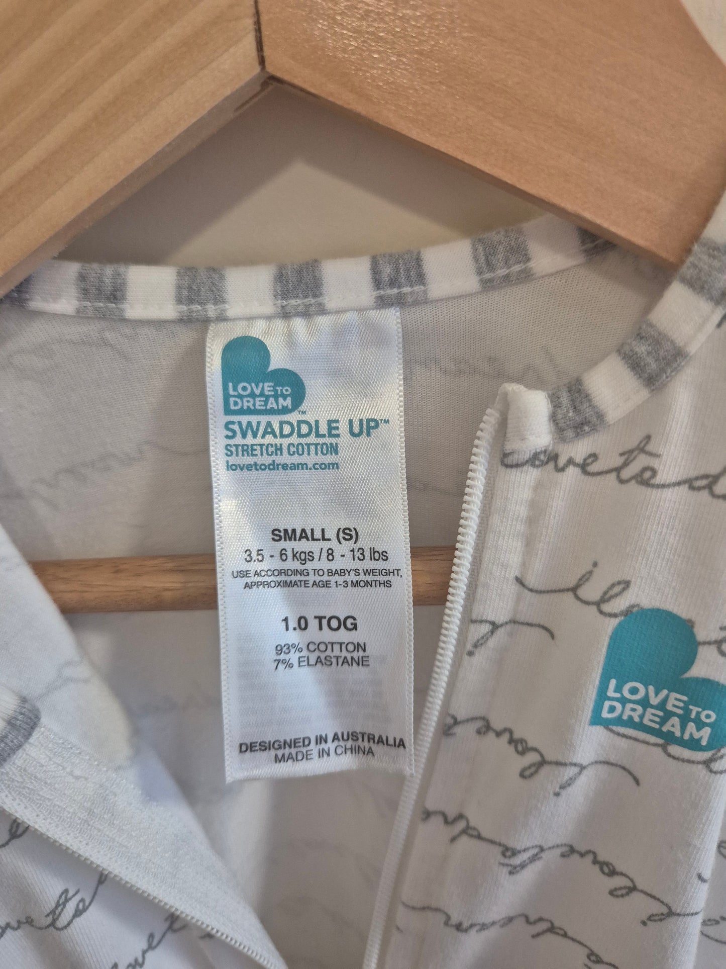 Love To Dream Swaddle 1.0 Tog Size 0000