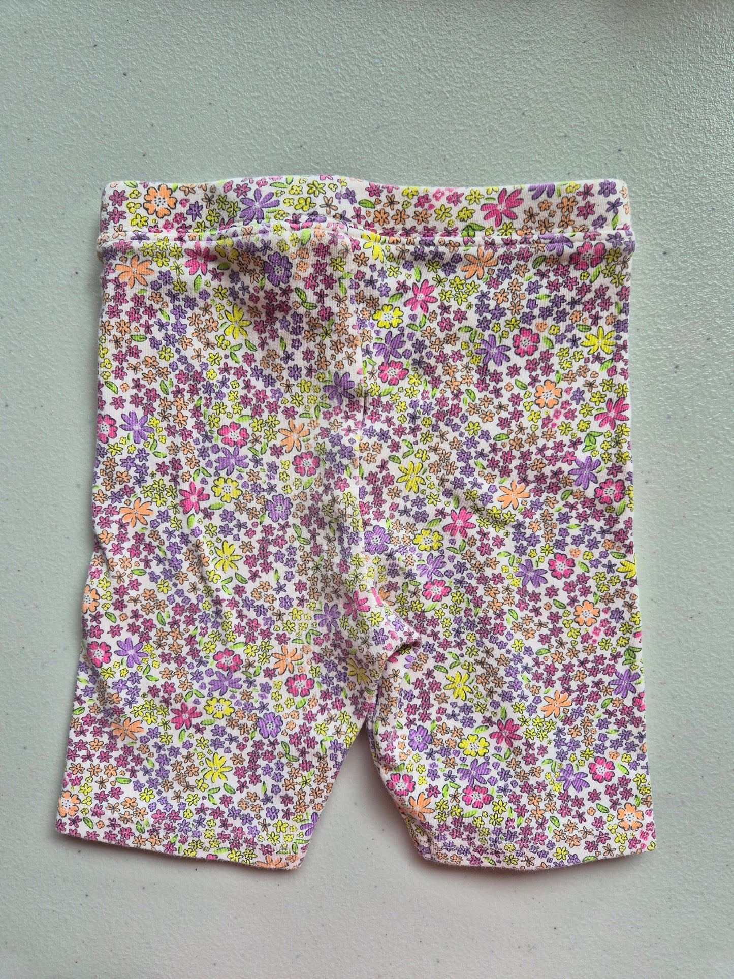Zara Floral Bike Shorts Size 3