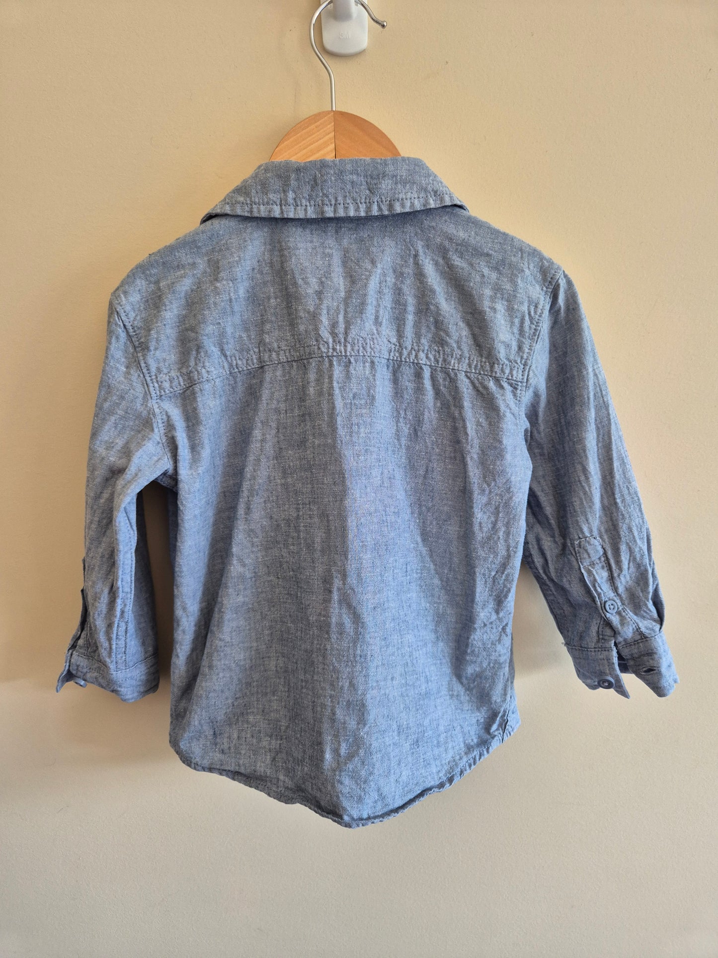 Target Long Sleeve Button Up Shirt Size 3