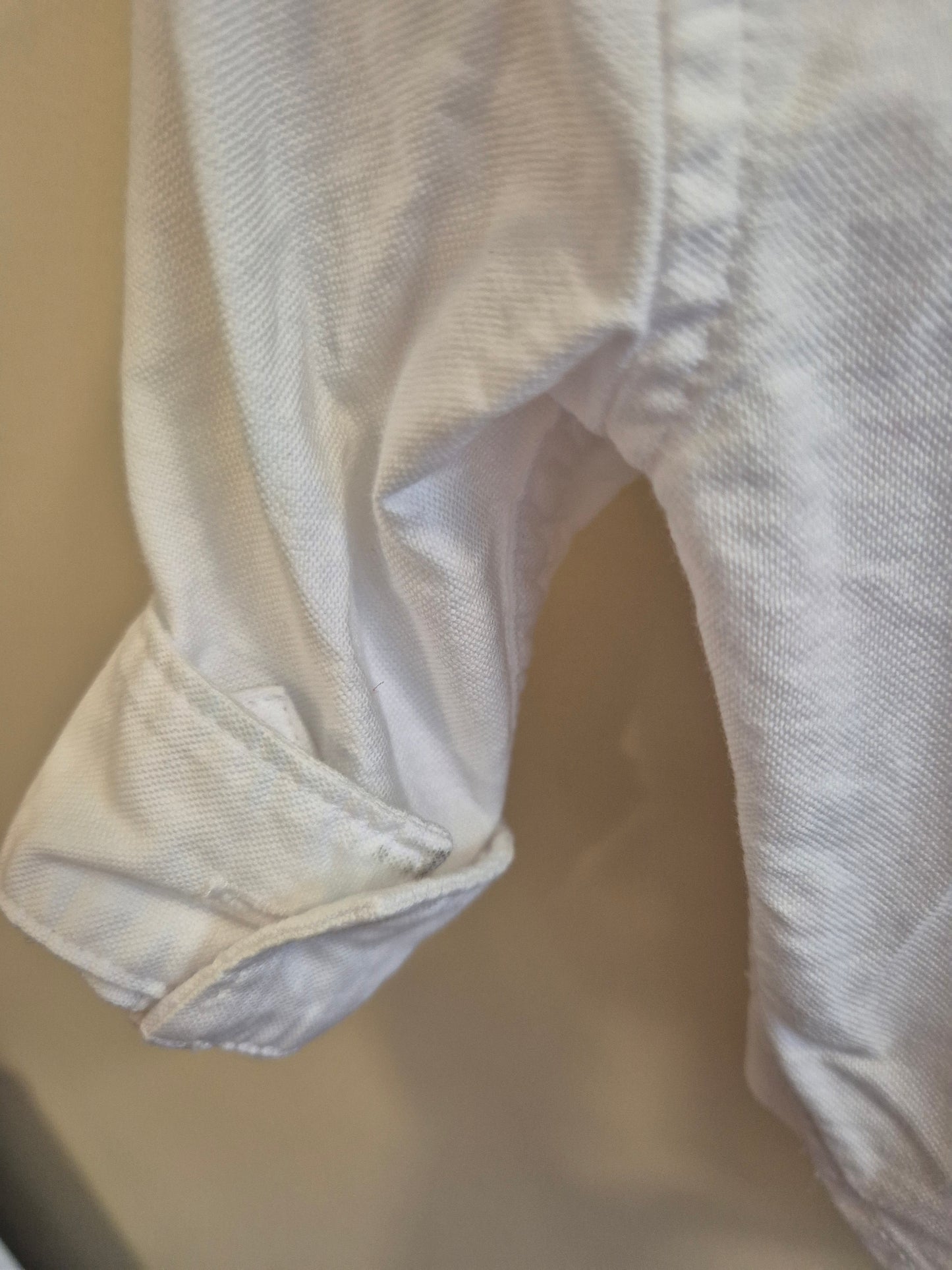 Country Road Linen White Long Sleeve Shirt Size 00