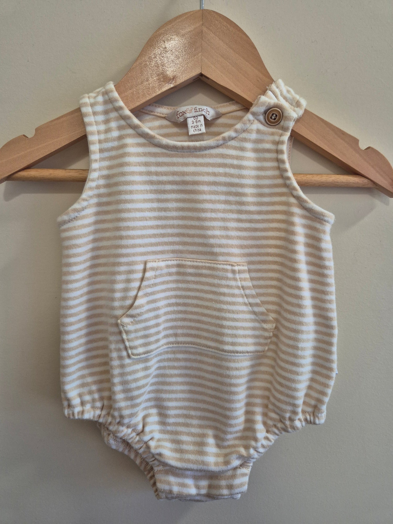 Fox & Finch Striped Bodysuit Size 00