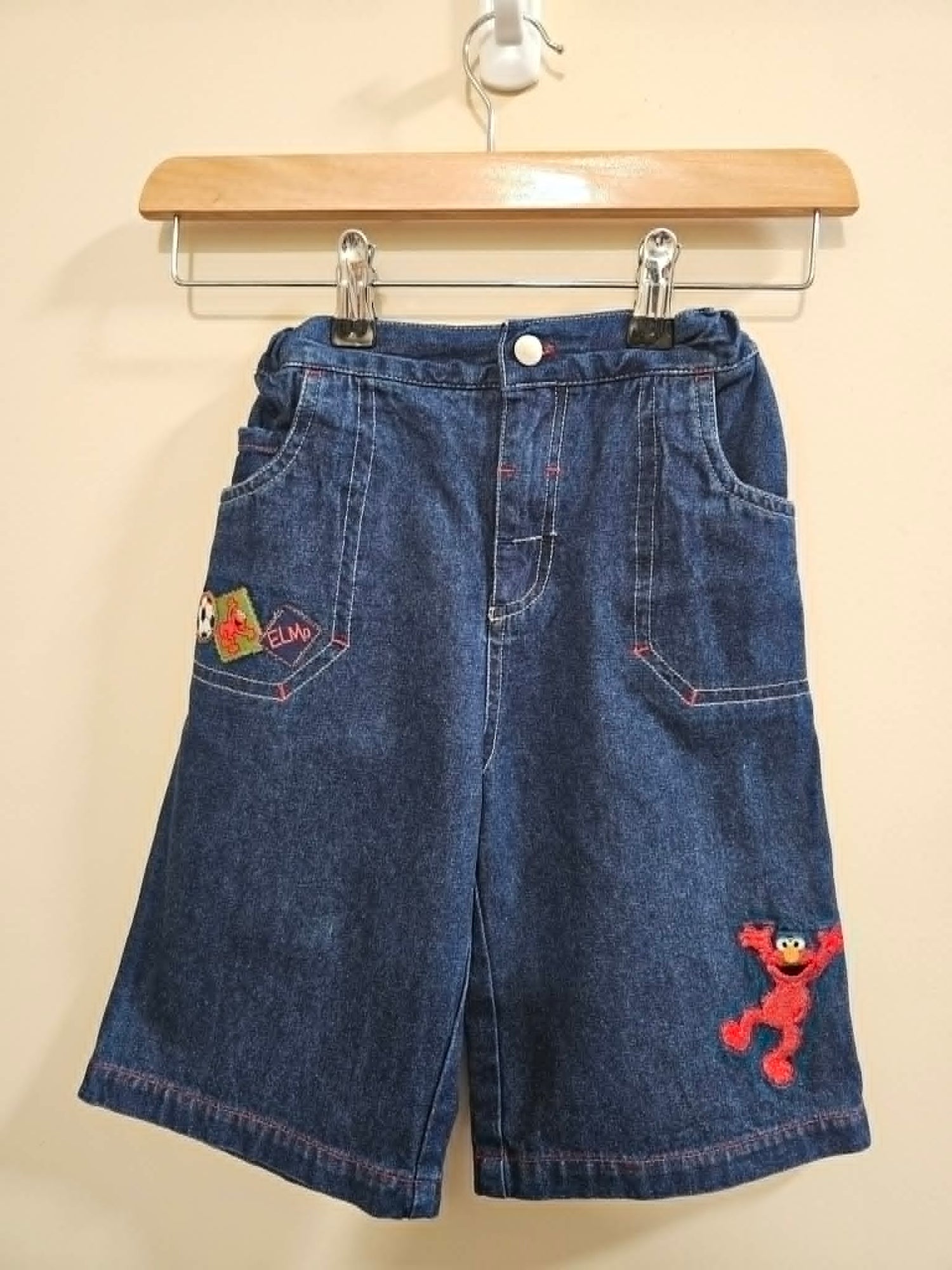 Vintage 90’s Elmo Sesame Street Denim Pants, Size 4
