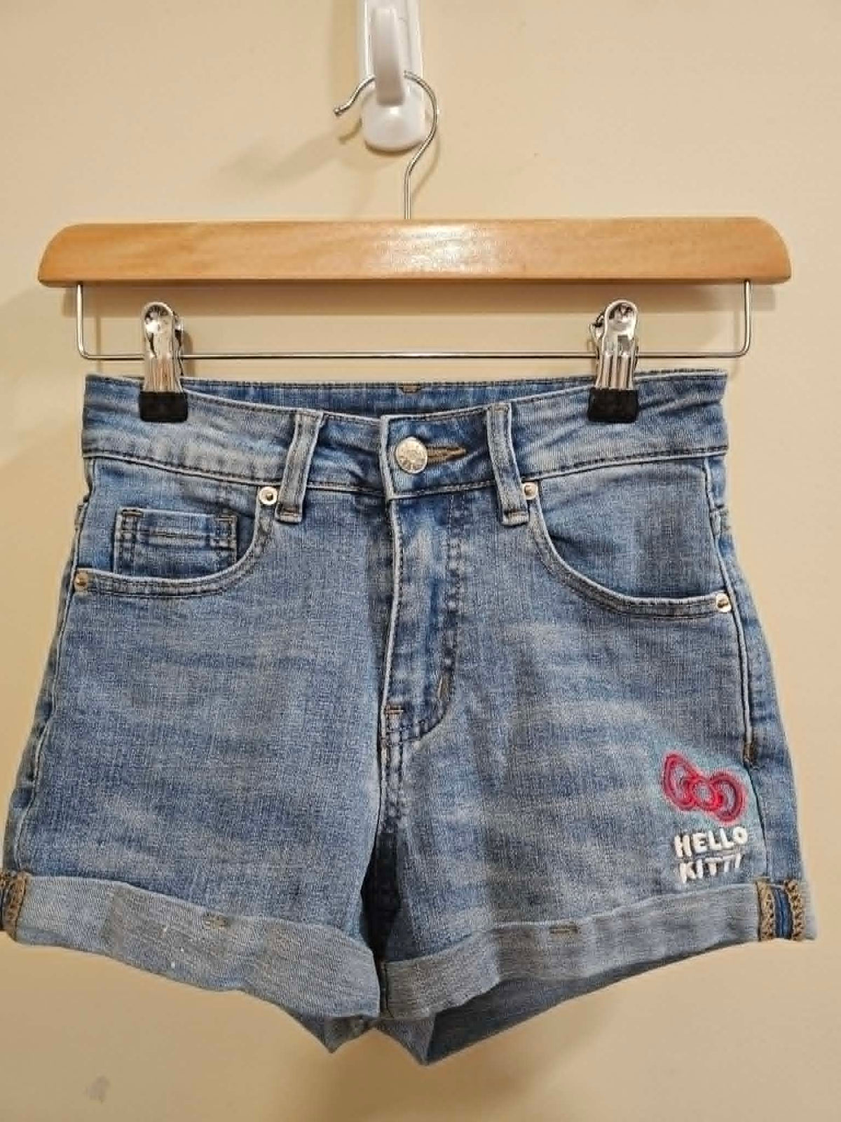 Hello Kitty Denim Shorts Size 4