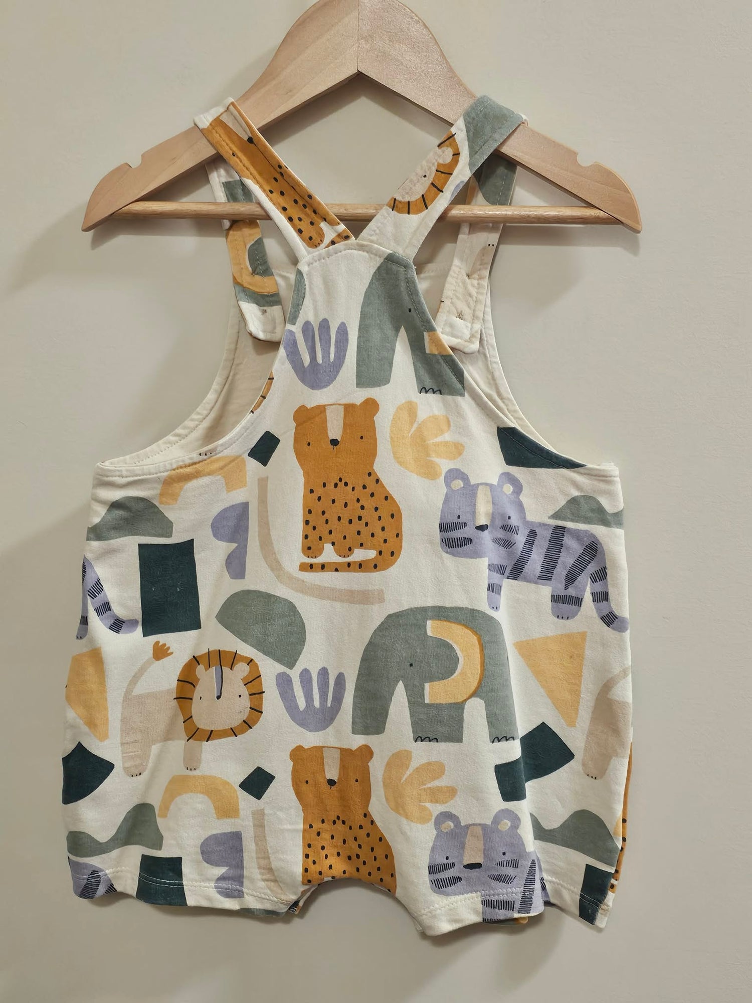 Next Baby Safari Animals Overalls Size 1