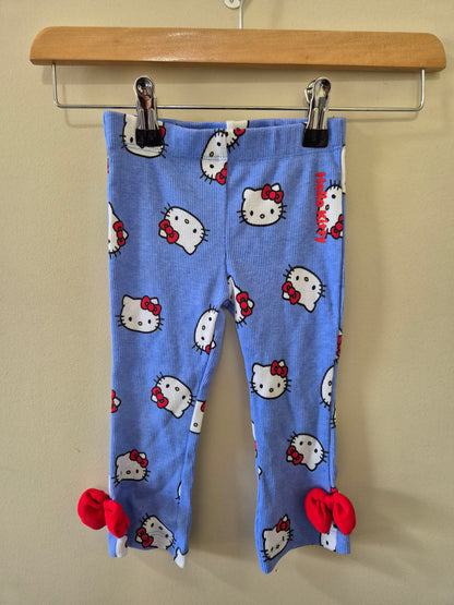 Hello Kitty Ribbed Long Pants Size 1
