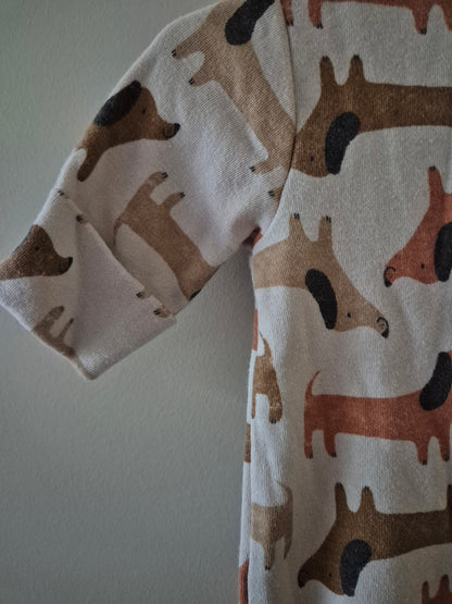 Sausage Dog Onesie - Size 0000