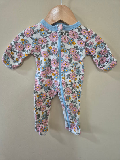 Floral Onesie 🌸 - Size 00000