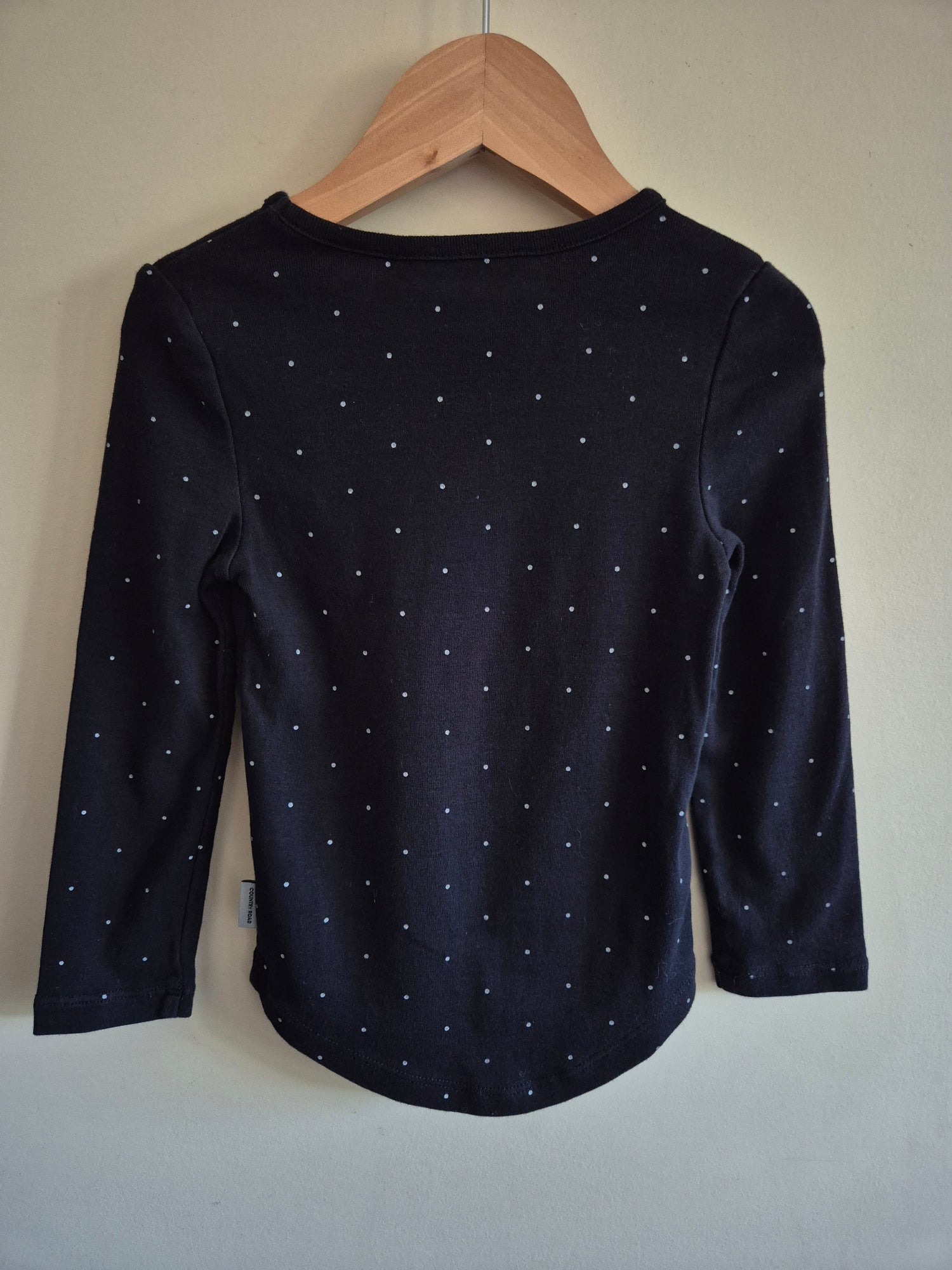 Country Road Poka Dot Long Sleeve Shirt Size 3