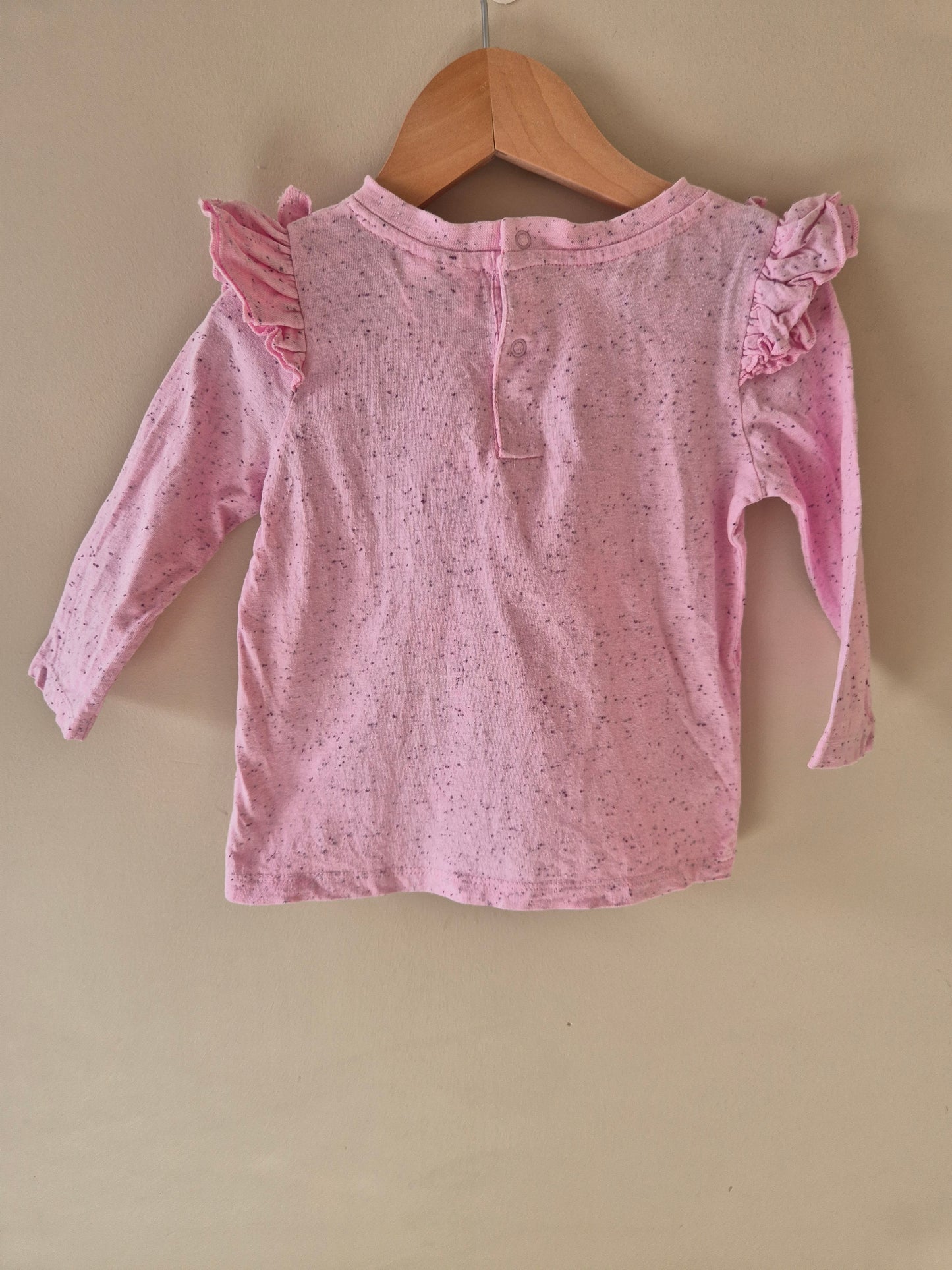 Sprout Speckled Pink Long Sleeve Shirt Size 0