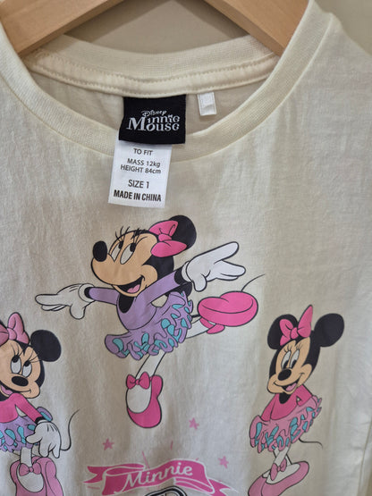 Minnie Mouse Shirt - Size 1
