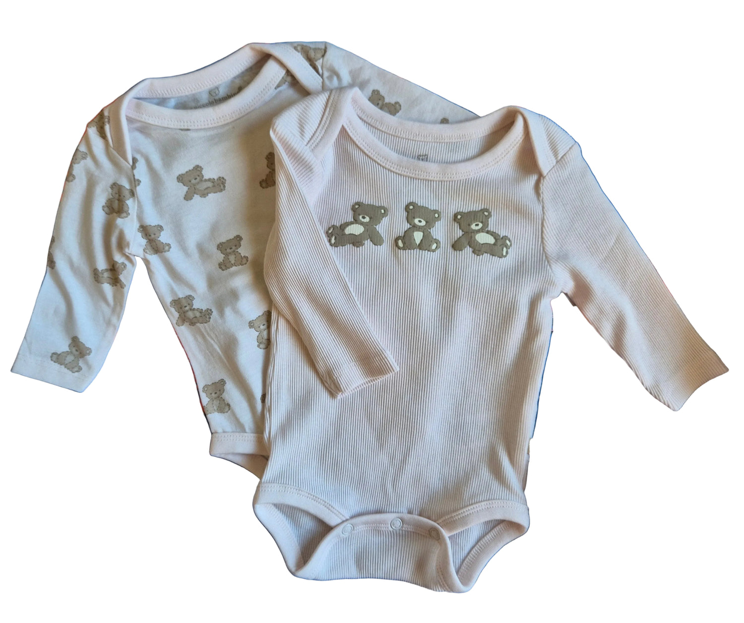 Piccolo Bambino Bear's Long Sleeve Bodysuit Size 000