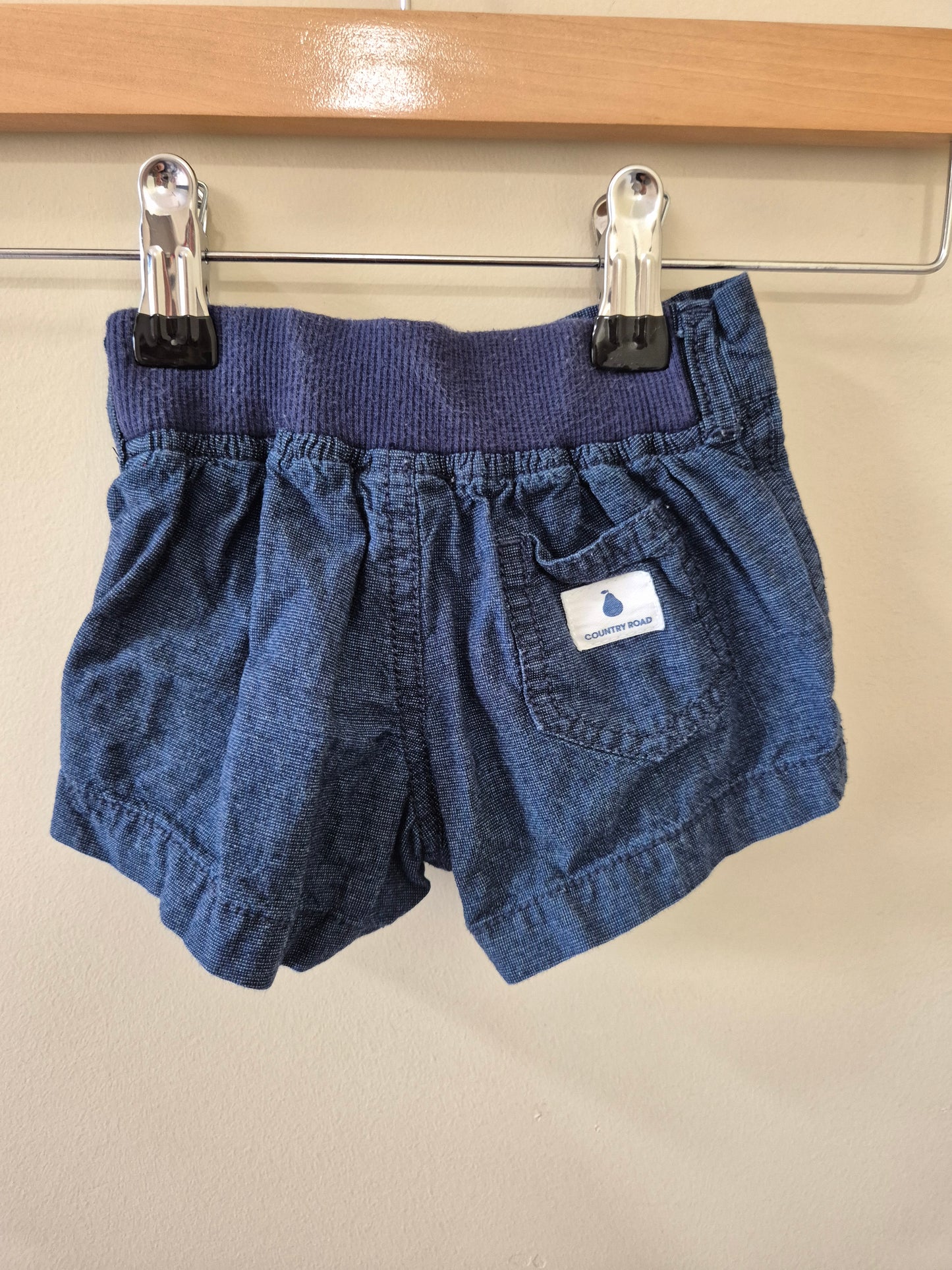 Country Road Navy Shorts Size 000