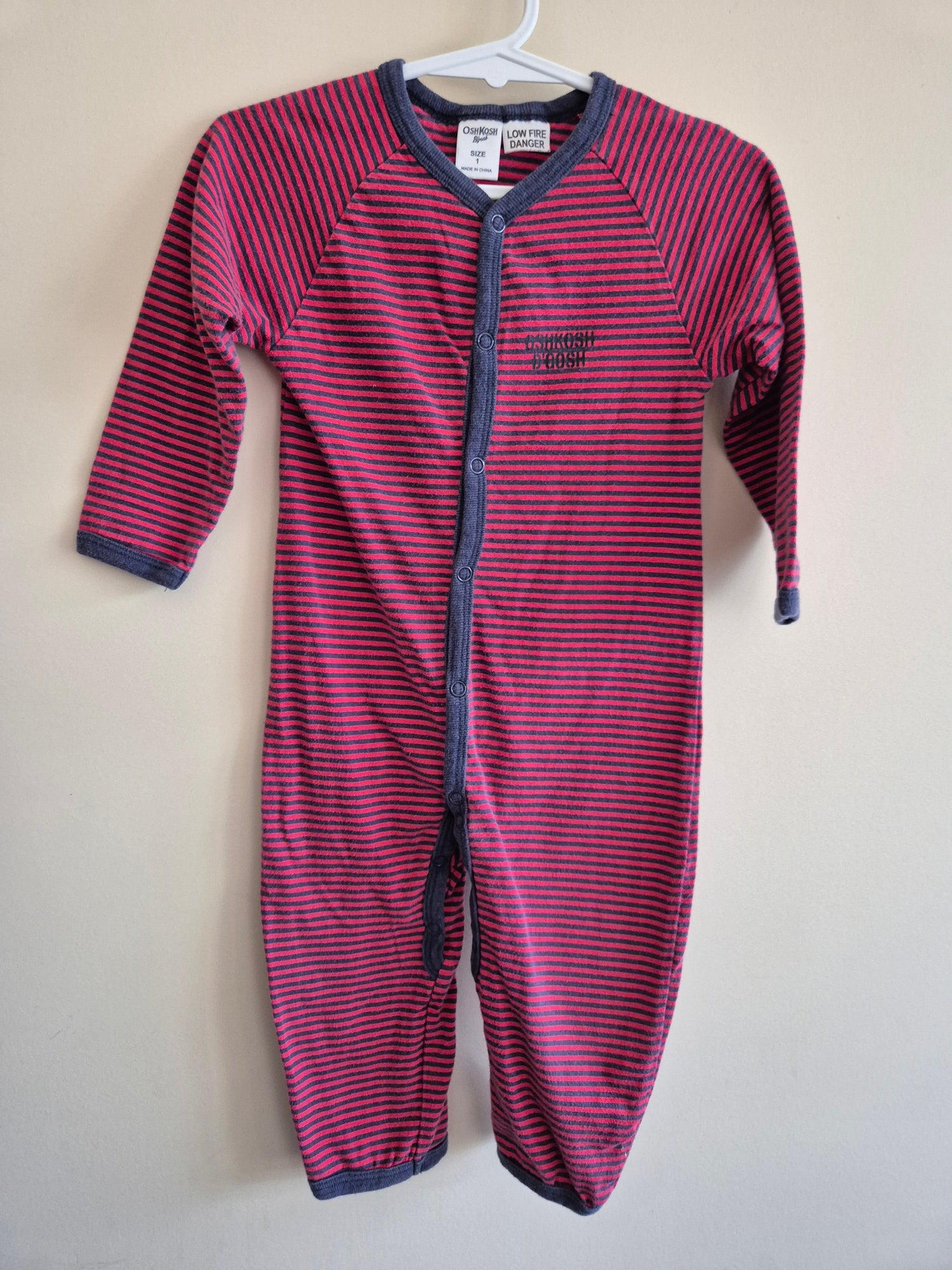 Oshkosh B'gosh Striped Onesie Size 1