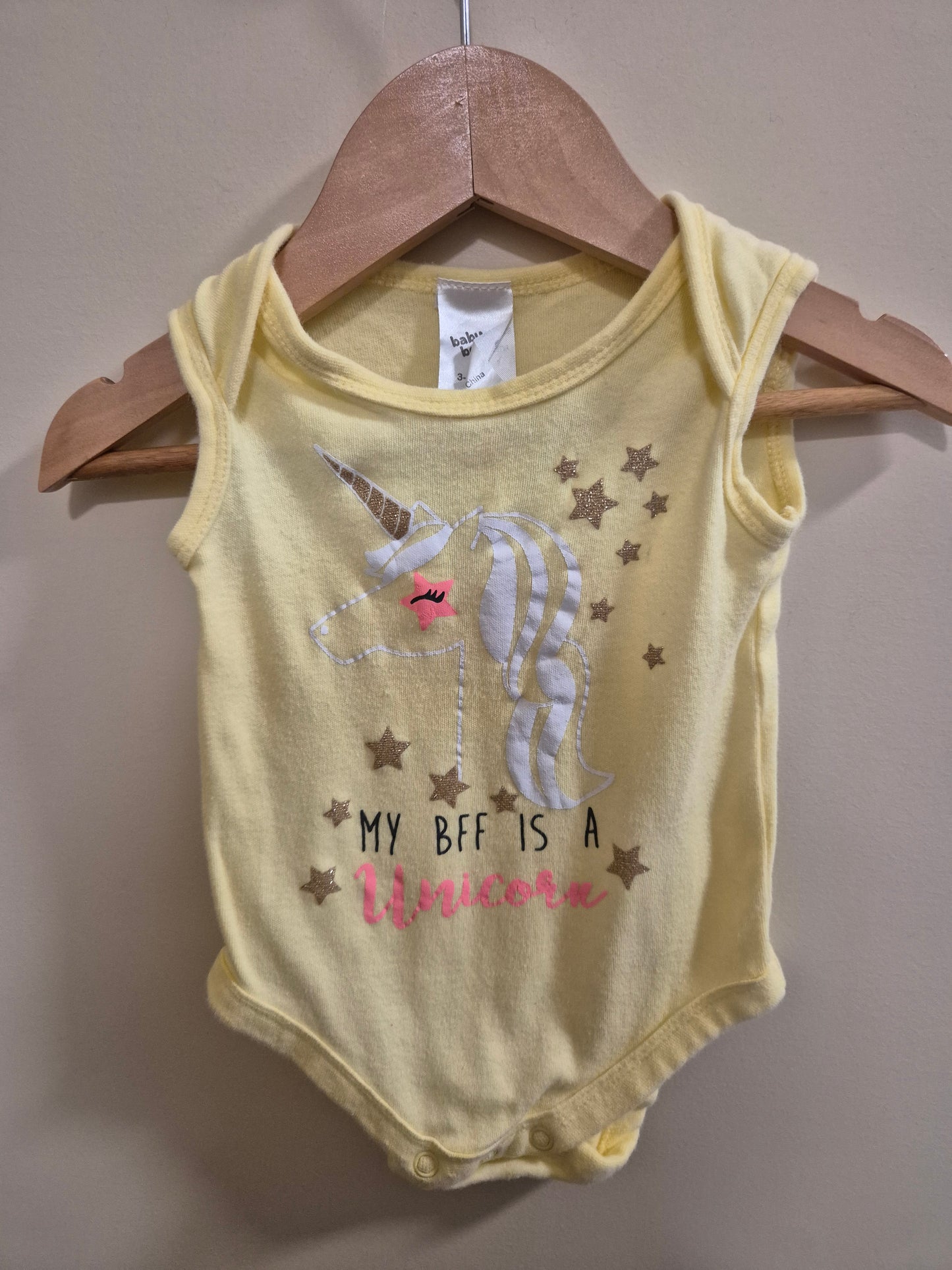 Baby Berry "My BFF is a Unicorn" Bodysuit Size 00
