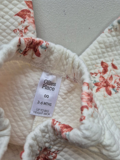 Floral Ollies Place Trackies - Size 00