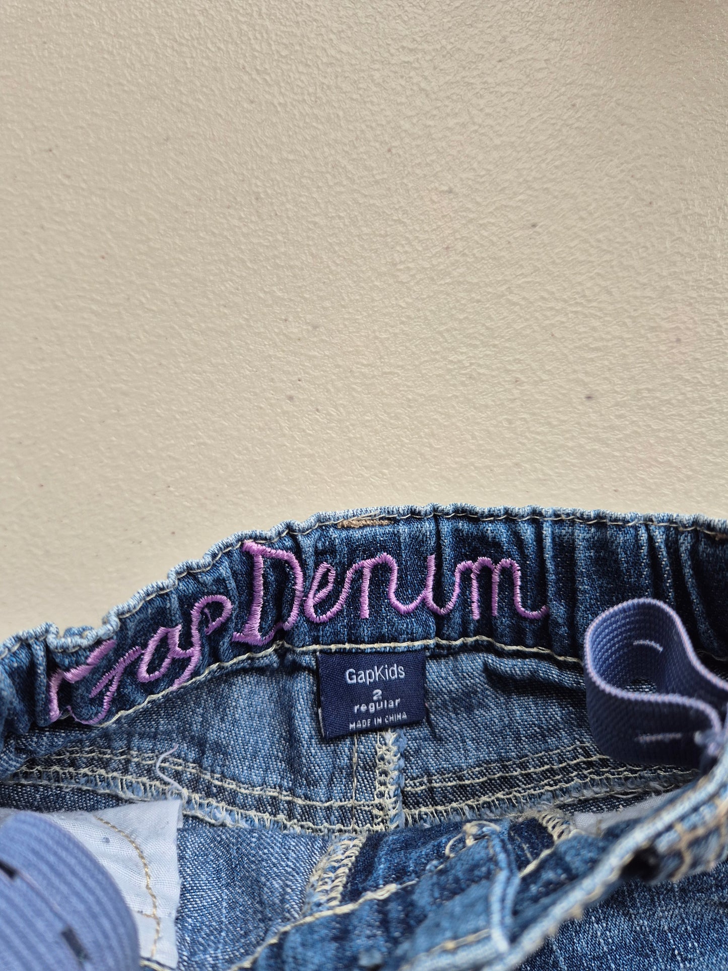 GapKids Denim Butterfly Shorts Size 2