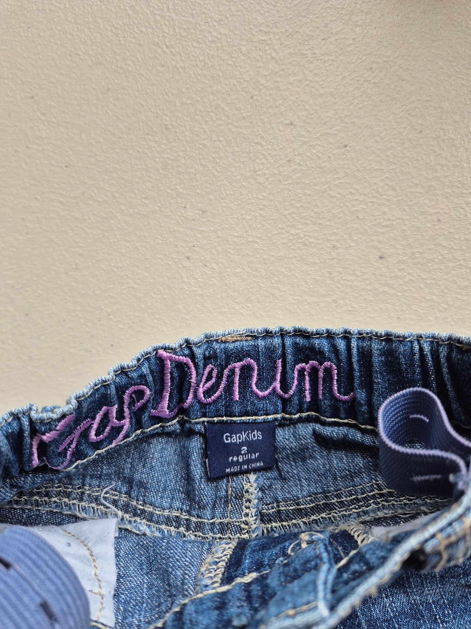 GapKids Denim Butterfly Shorts Size 2