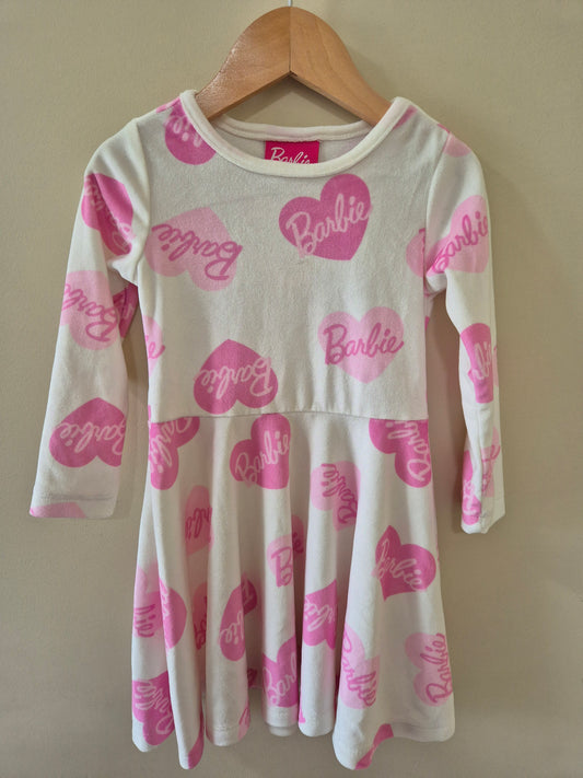 Barbie Long Sleeve Dress Size 3