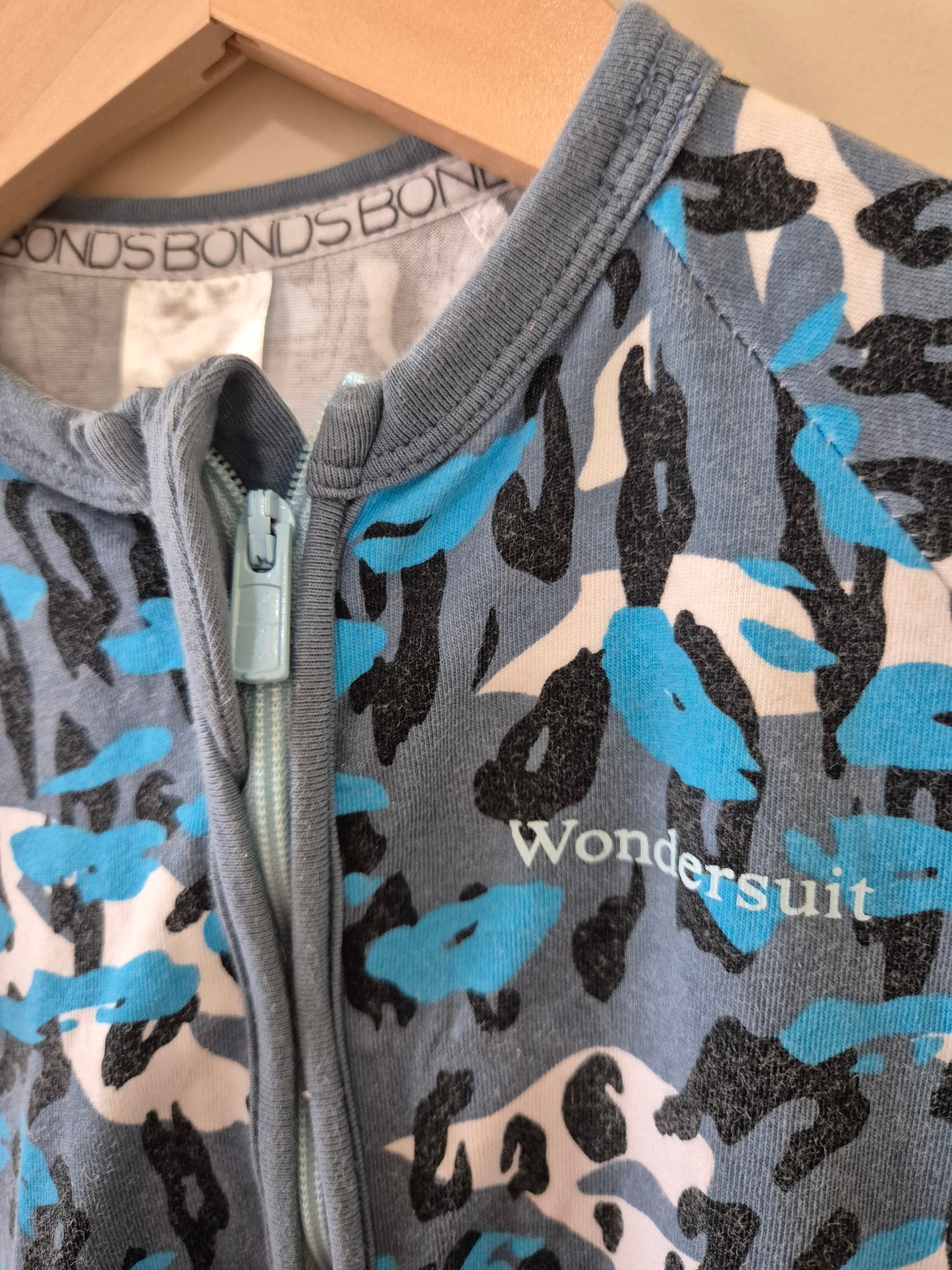 BONDS Blue Camouflage - Size 0