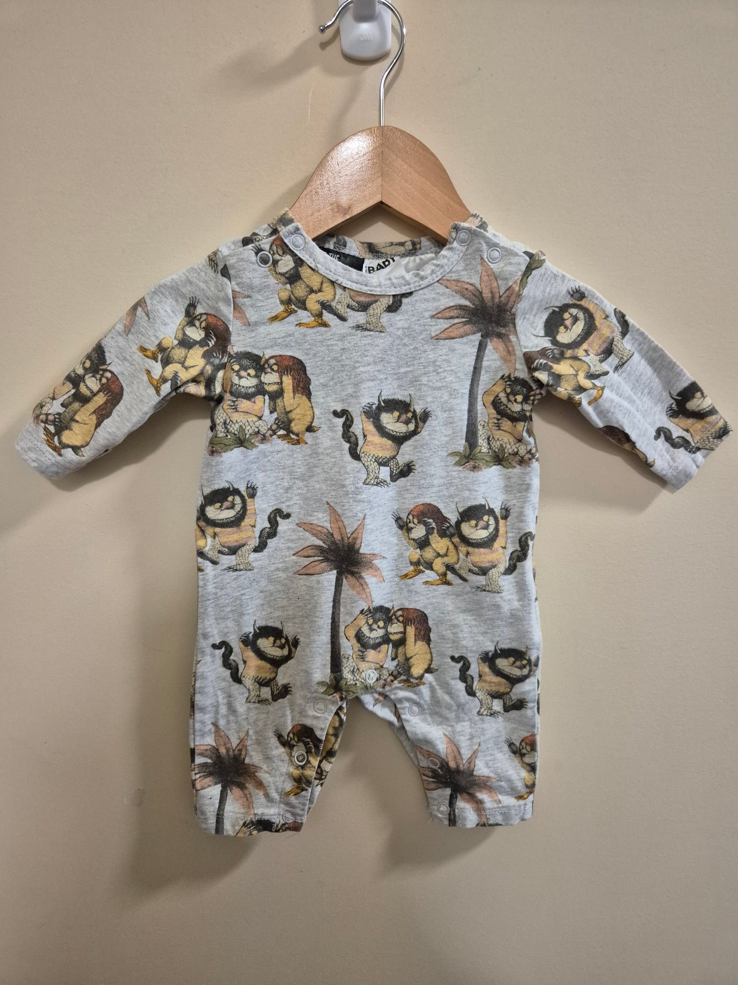 Where the Wild Things Are x Cotton On Onesie Size 0000