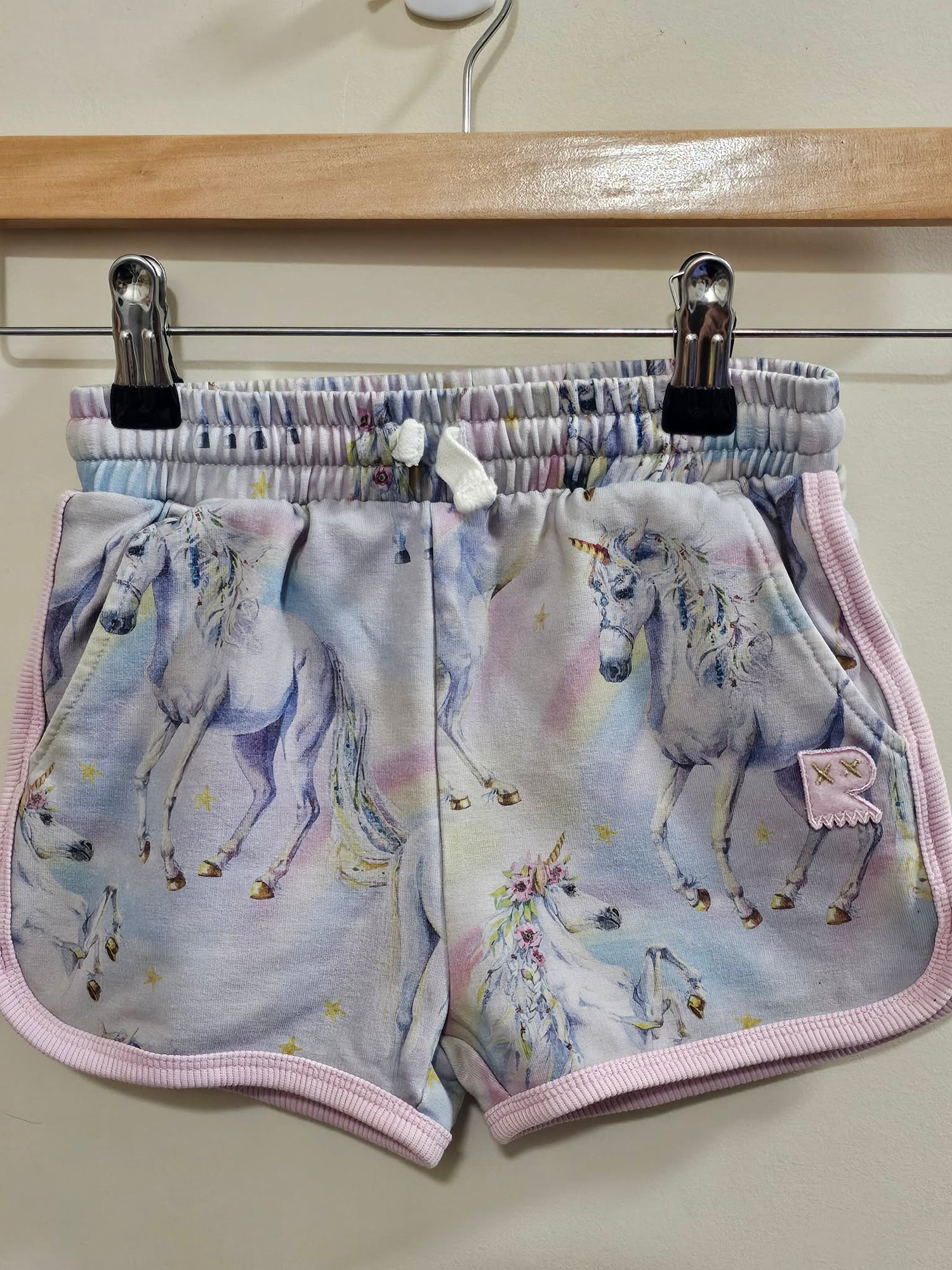 Rock Your Kid Unicorn Shorts Size 4