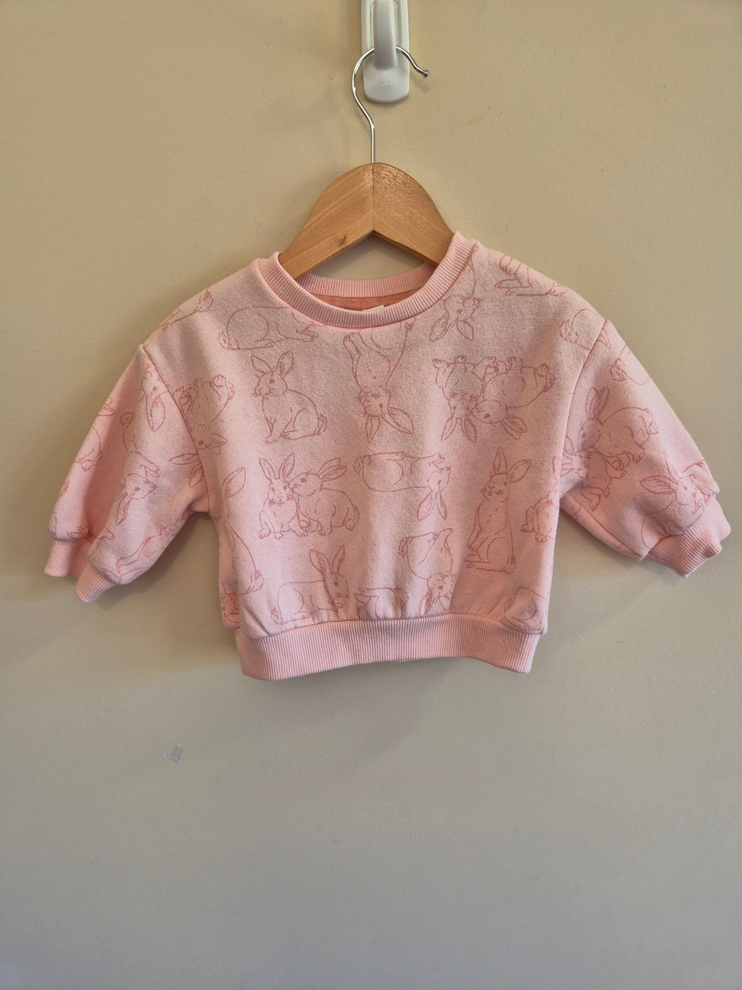 Dymples Bunny Crewneck Sweater Size 00