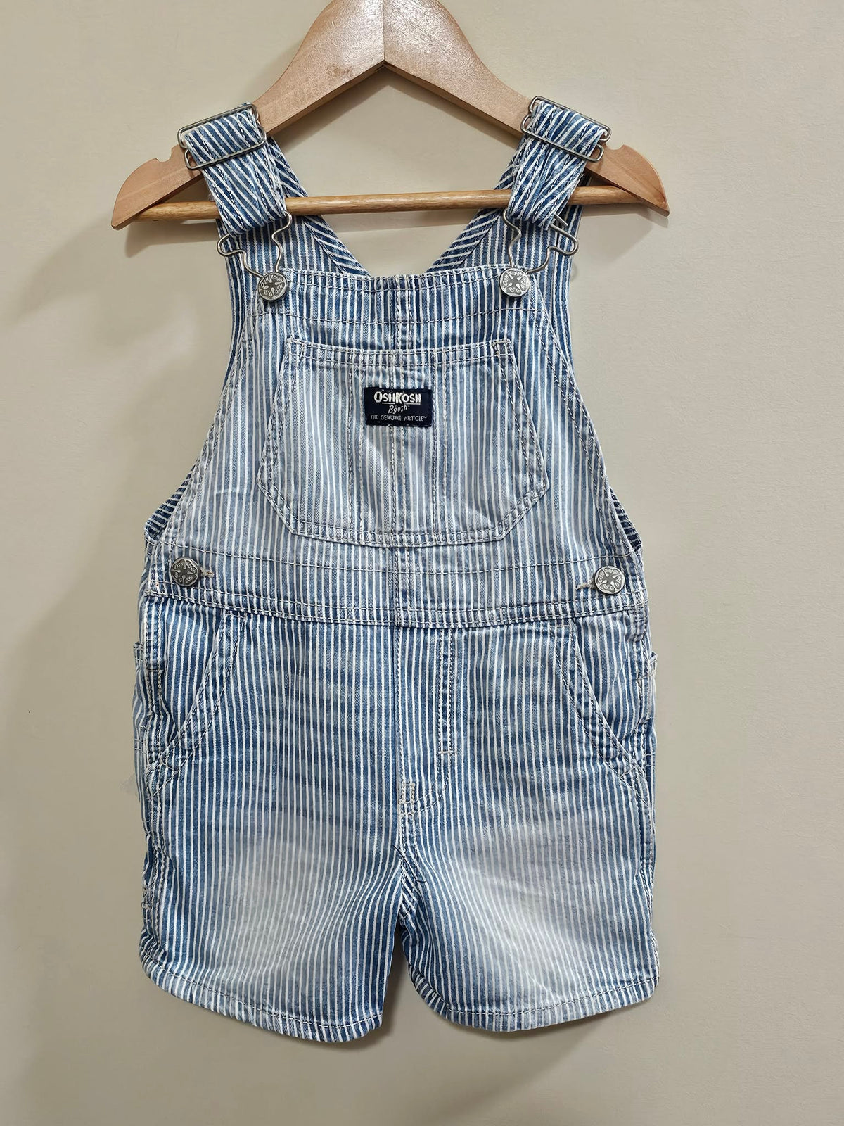 Osh Kosh B'gosh Striped Overalls Size 2