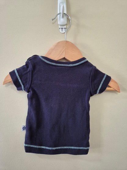Marquise Navy Blue Newborn Shirt