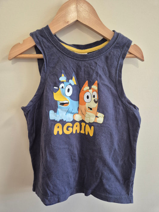 Bluey Tank Top Size 2