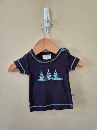Marquise Navy Blue Newborn Shirt