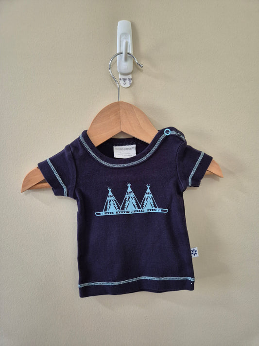 Marquise Navy Blue Newborn Shirt