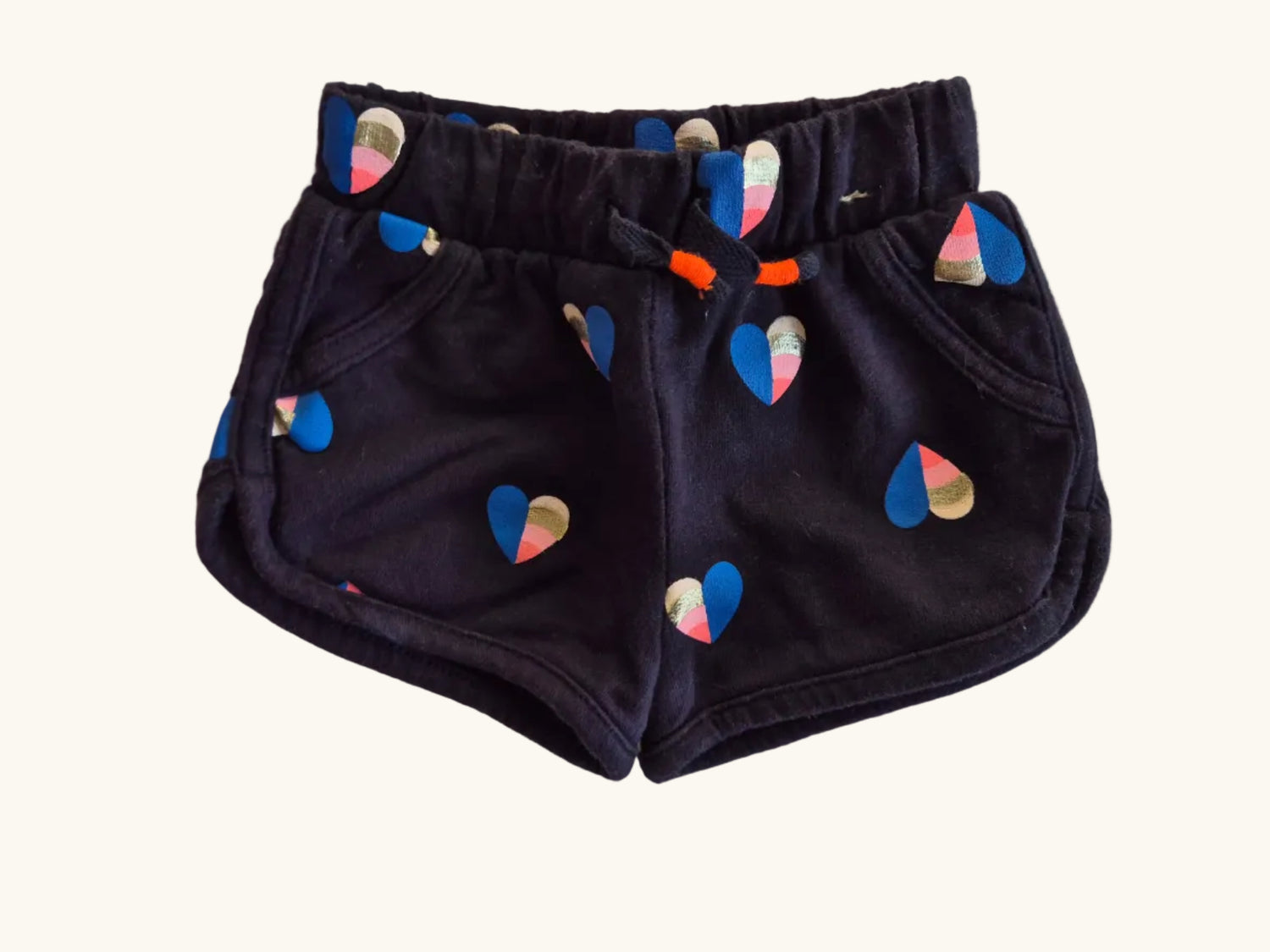 Cotton On Love Heart Shorts Size 000