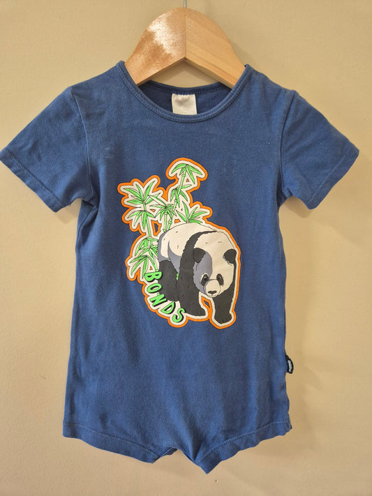 BONDS Panda Romper Size 0