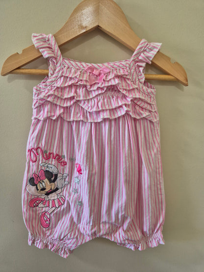 Minnie Mouse Romper - 0000