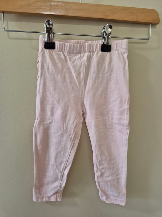 Dymples Pink Ruffle Leggings Size 1