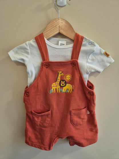Ollies Place Safari Animals Outfit Set Size 00