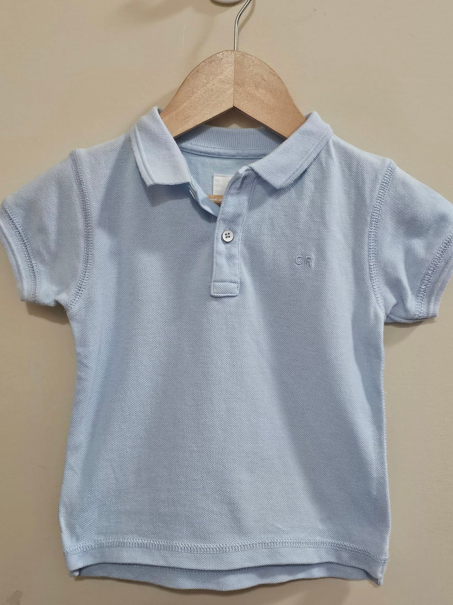 Country Road Light Blue Polo Shirt Size 1