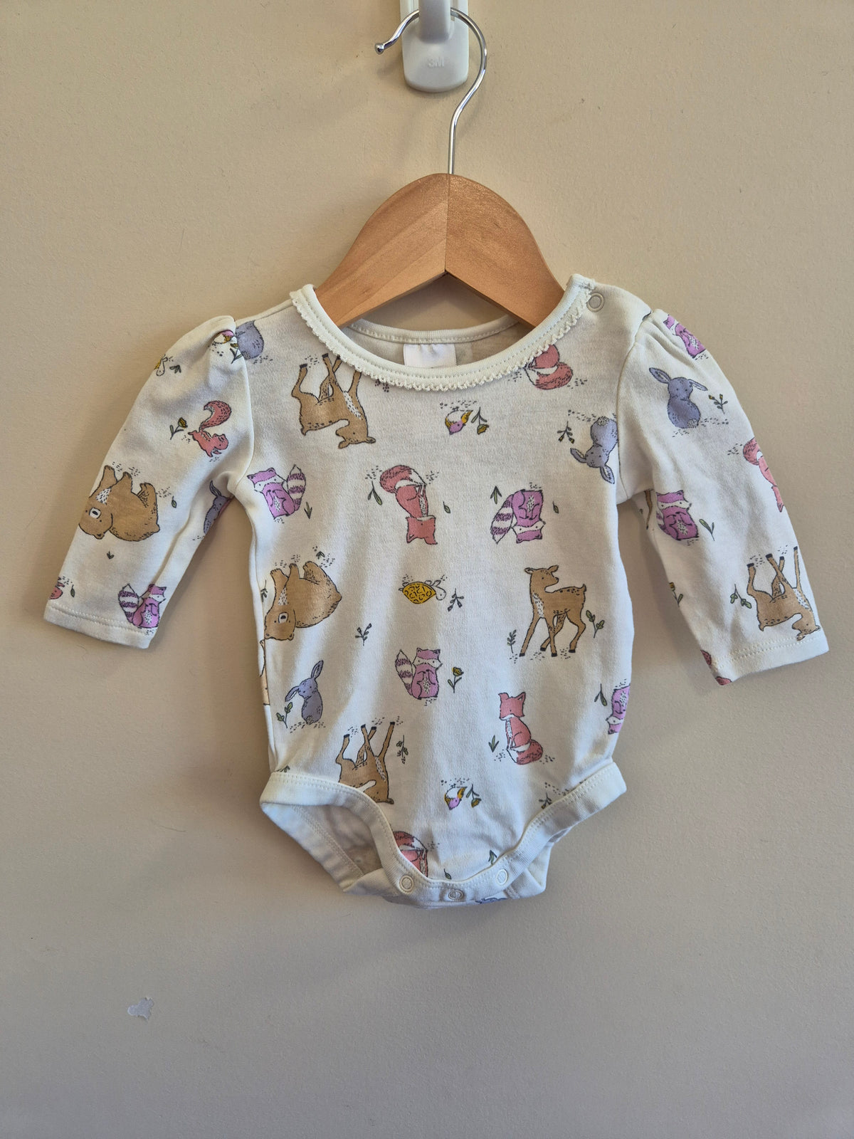 Target Forest Animals Long Sleeve Bodysuit Size 000