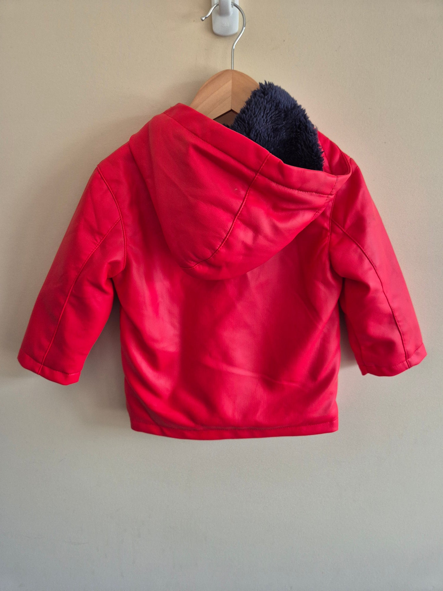 Ollies Place Red Waterproof Jacket Size 1