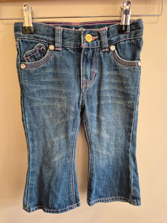 Levi Love Heart Denim Jeans Size 12months
