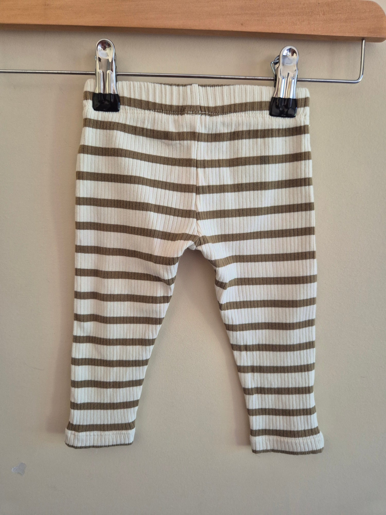 Bonds Striped Ribbed Leggings Size 00