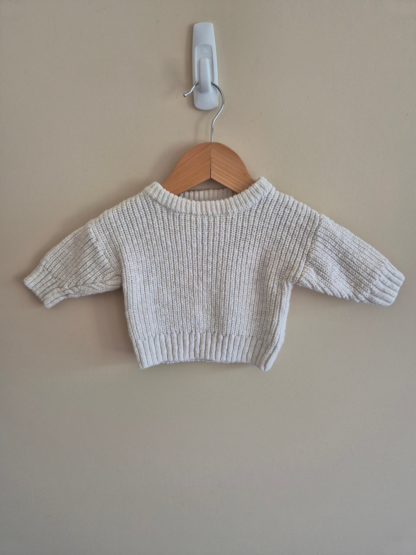 Ziggy Lou White Knitted Sweater Size 000