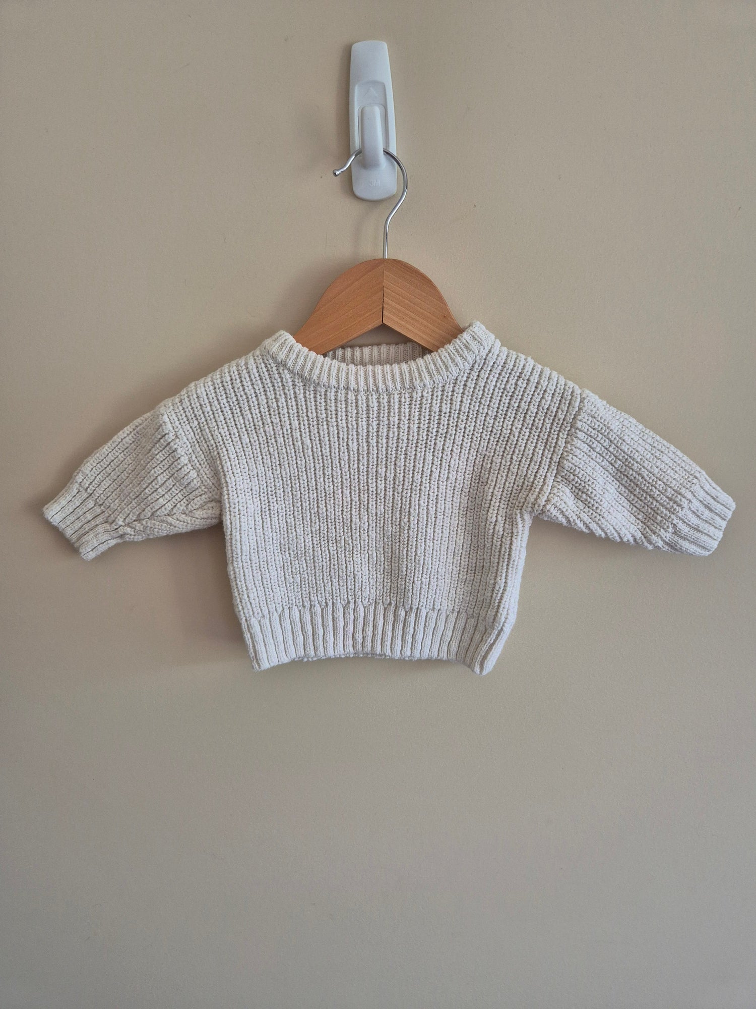 Ziggy Lou White Knitted Sweater Size 000