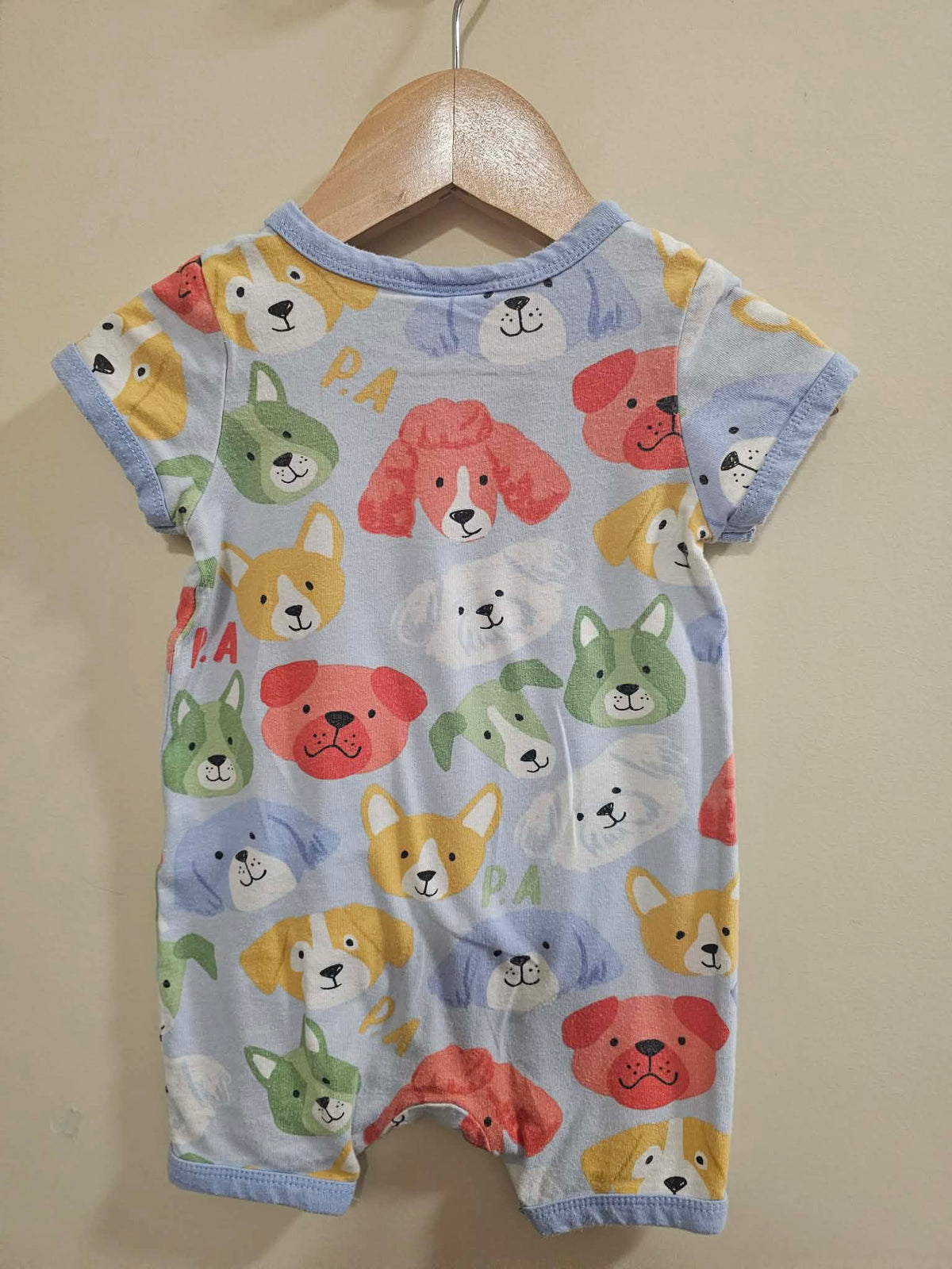 Peter Alexander Dog Print Romper Size 00