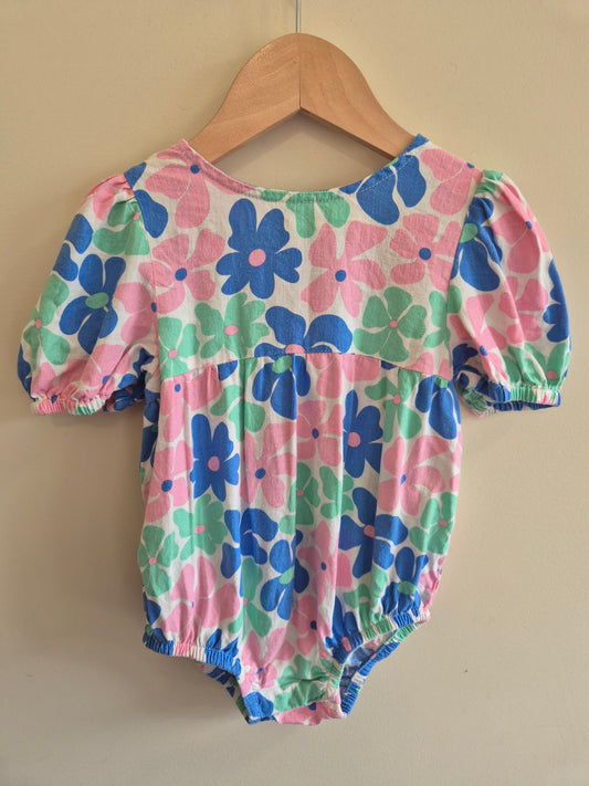 Seed Heritage Retro Floral Romper Size 0